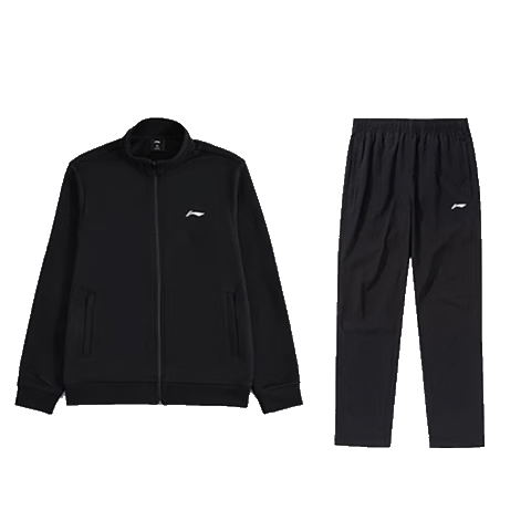 Li-Ning Sports Running Tracksuit Couples Zip-up Jacket Autumn Casual Sweatpants Two-Piece Set Long Sleeve Sportswear