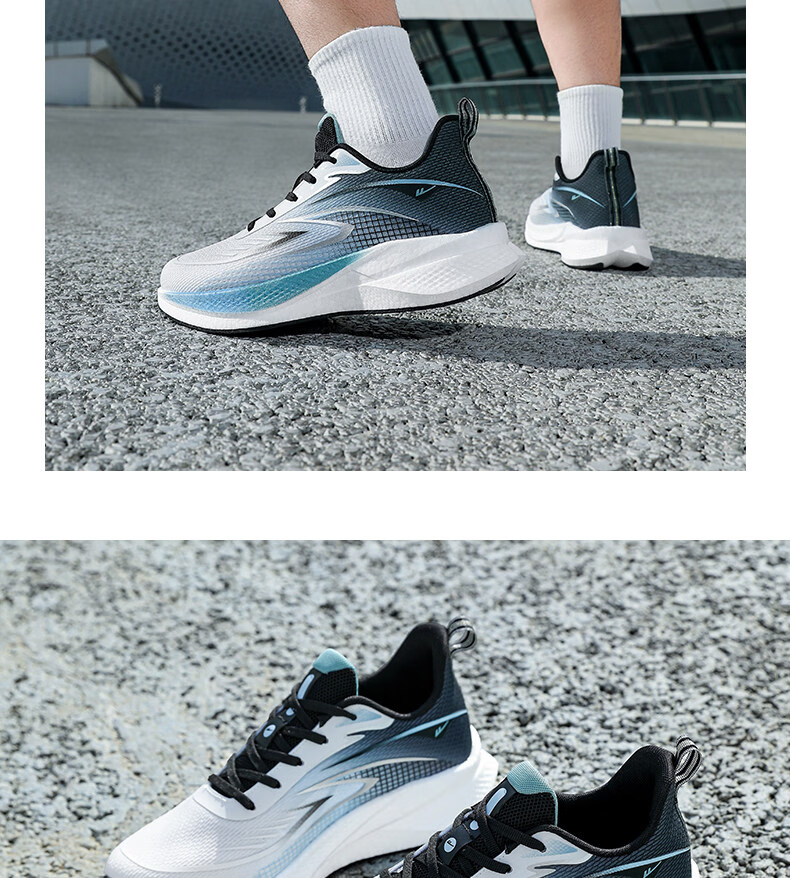 Warrior Men's Sports Shoes 2026 Summer New Breathable Casual Running Shoes for Men 5593 White Yellow Orange Size 39 26