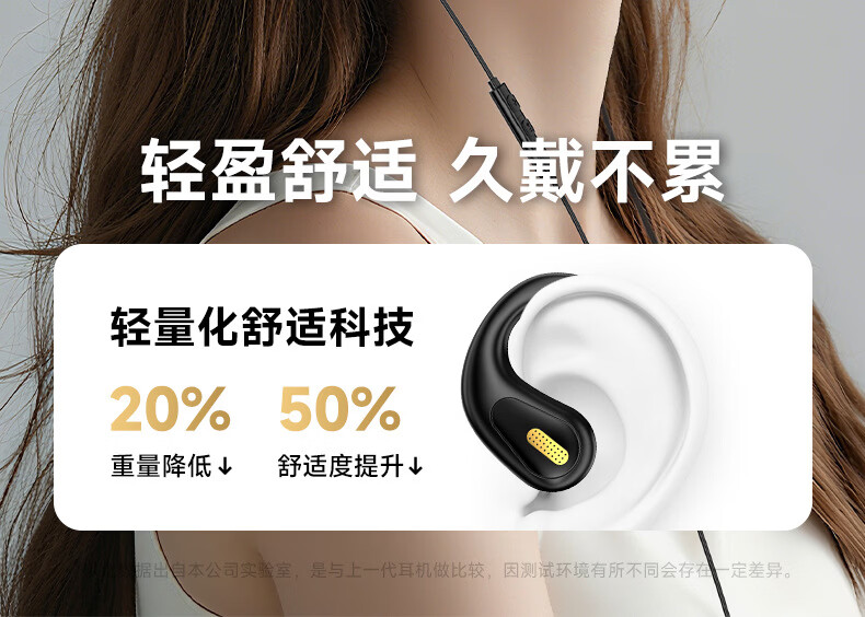 Yinwangsi [Over 1 Million Sold Online + 2026 New Model] Type-C Wired Earphones, Non-In And Ear-Hook Style, for Sports Running, USB Interface, Compatible with Apple, Huawei, Honor, Xiaomi 2