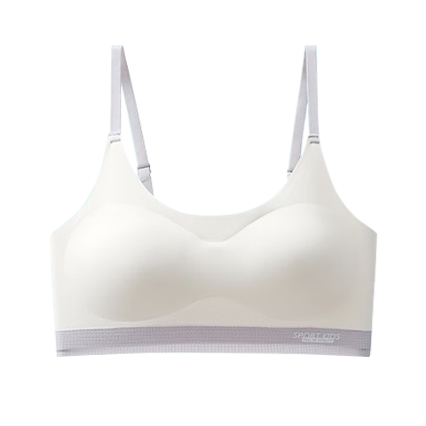 GUJIN 3-Pack Girls' Bras Stage 2 Development Lightweight Sports Wire-Free Seamless Teen Underwear for Middle and High School Students