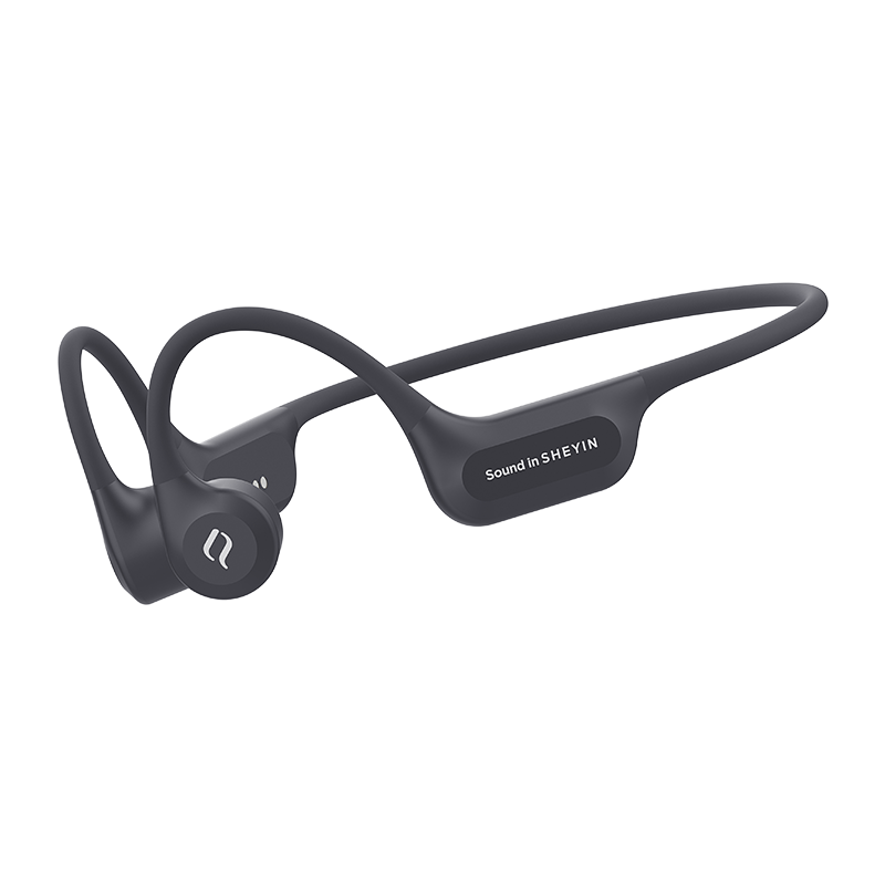 SHEYIN X7air True Bone Conduction Running and Swimming Sports Earphones Long-distance Marathon Fitness Ultra-long Battery Life IPX8 Waterproof Sweatproof Open Design 2026 New Black 16GB