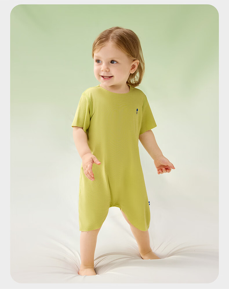 Babycare Natural Cool Baby Romper Spring Summer Jumpsuit Bodysuit Newborn Clothing Pria Olive 73cm 13