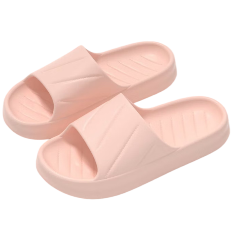 Seven-Color Spinning Men's EVA Lightweight Soft Sole Indoor Home Non-Slip Couple Bathroom Four Seasons Women's Pink Slippers Size 40-41