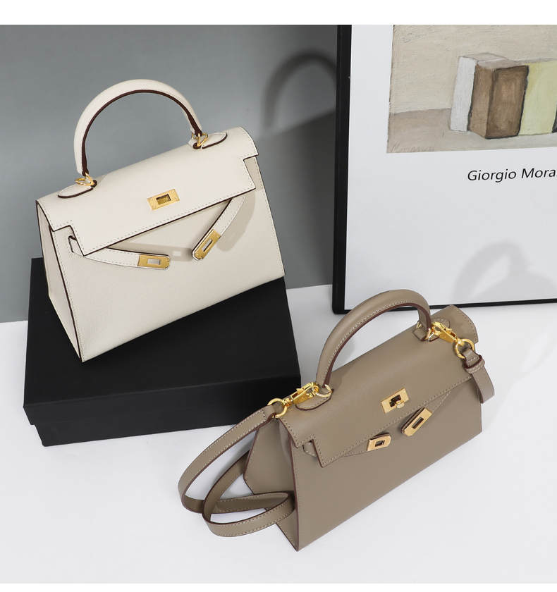 Viney Leather Kelly Bag Luxury Women's Crossbody Shoulder Bag Birthday Gift for Girlfriend Wife 13