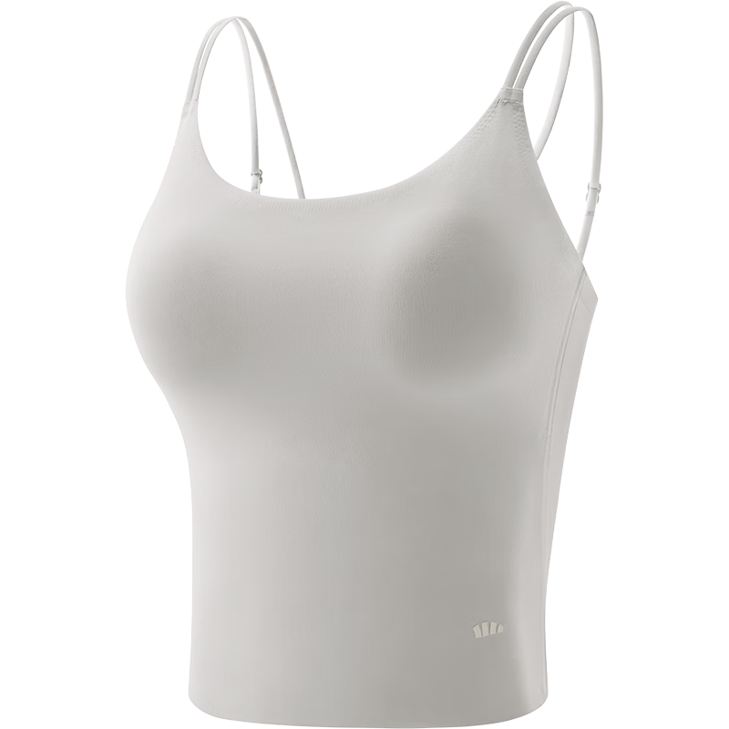 Banana Under Women's Camisole with Padded Bra-in, Lightweight Seamless Back Strap Tank Top for Layering or Outerwear