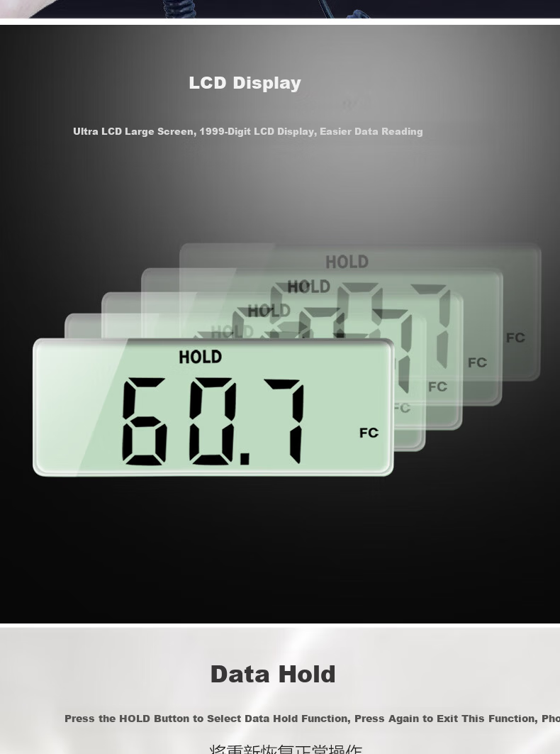 CEM DT-1301 Professional High-Precision Lux Meter Light Meter High-Resolution Illuminance Meter 4