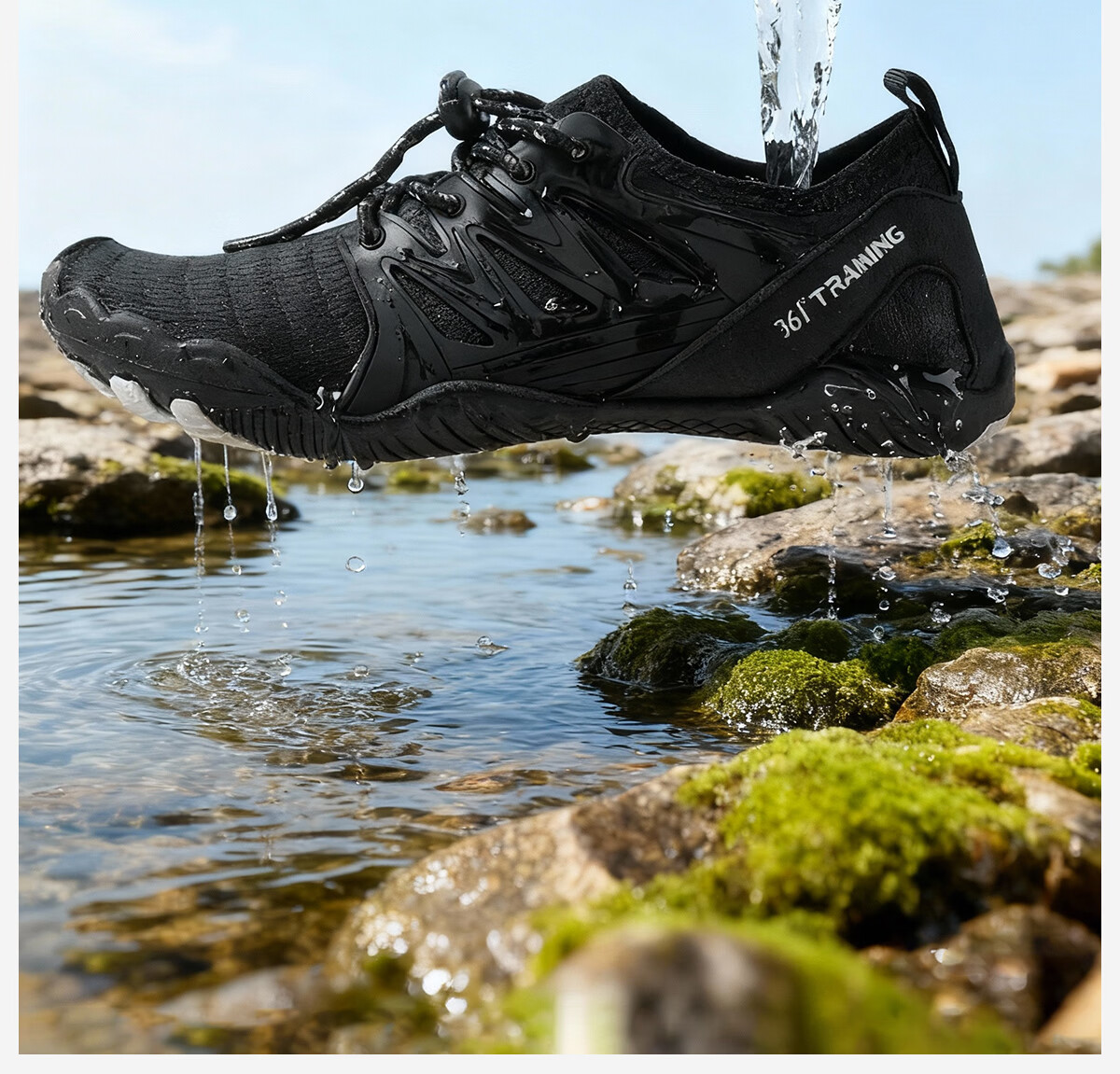 361° Creek Hiking Shoes Beach Shoes Outdoor Rafting Water Shoes for Men and Women Anti-Slip Mountaineering Swimming Amphibious Sea Gear 19