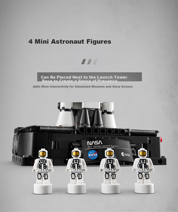 LEGO 42221 NASA Space Launch System Building Blocks Mechanical Set Children's Toy Birthday Gift Rocket Year of the Horse New Year Goods 7