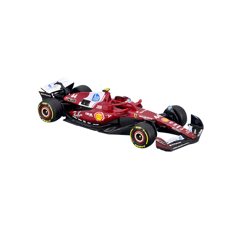 Bburago 1:64 Ferrari SF25 Hamilton No.44 Racing Car Alloy Toy Model
