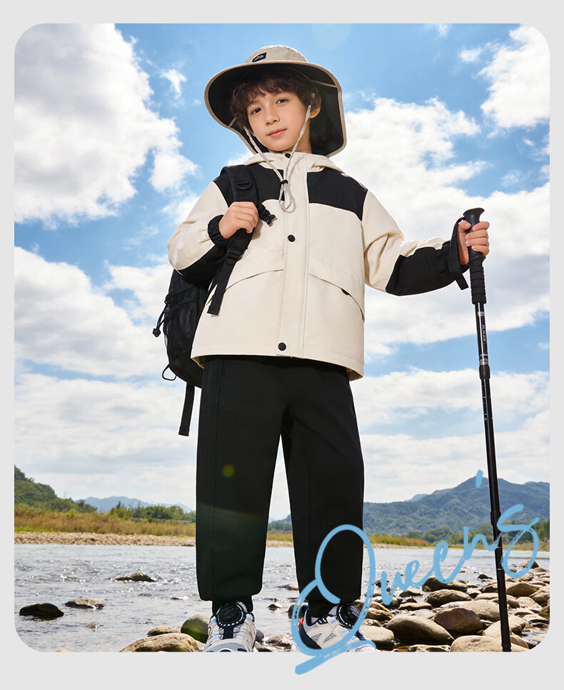 Baleno Boys' Outfit 2026 Autumn Winter New Outdoor Sports Jacket and Lightweight Sports Pants for Older Boys 16