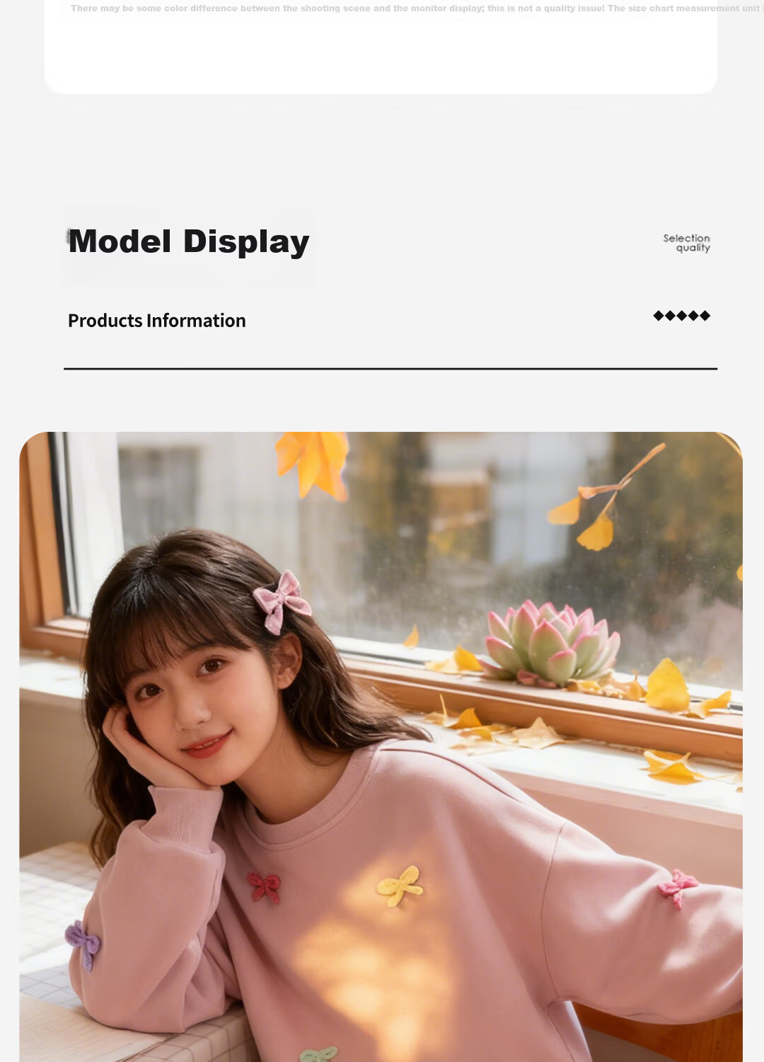 Disney Kids Sweatshirt 2026 Spring New Girls' College Style Korean Version Long Sleeve Top 9
