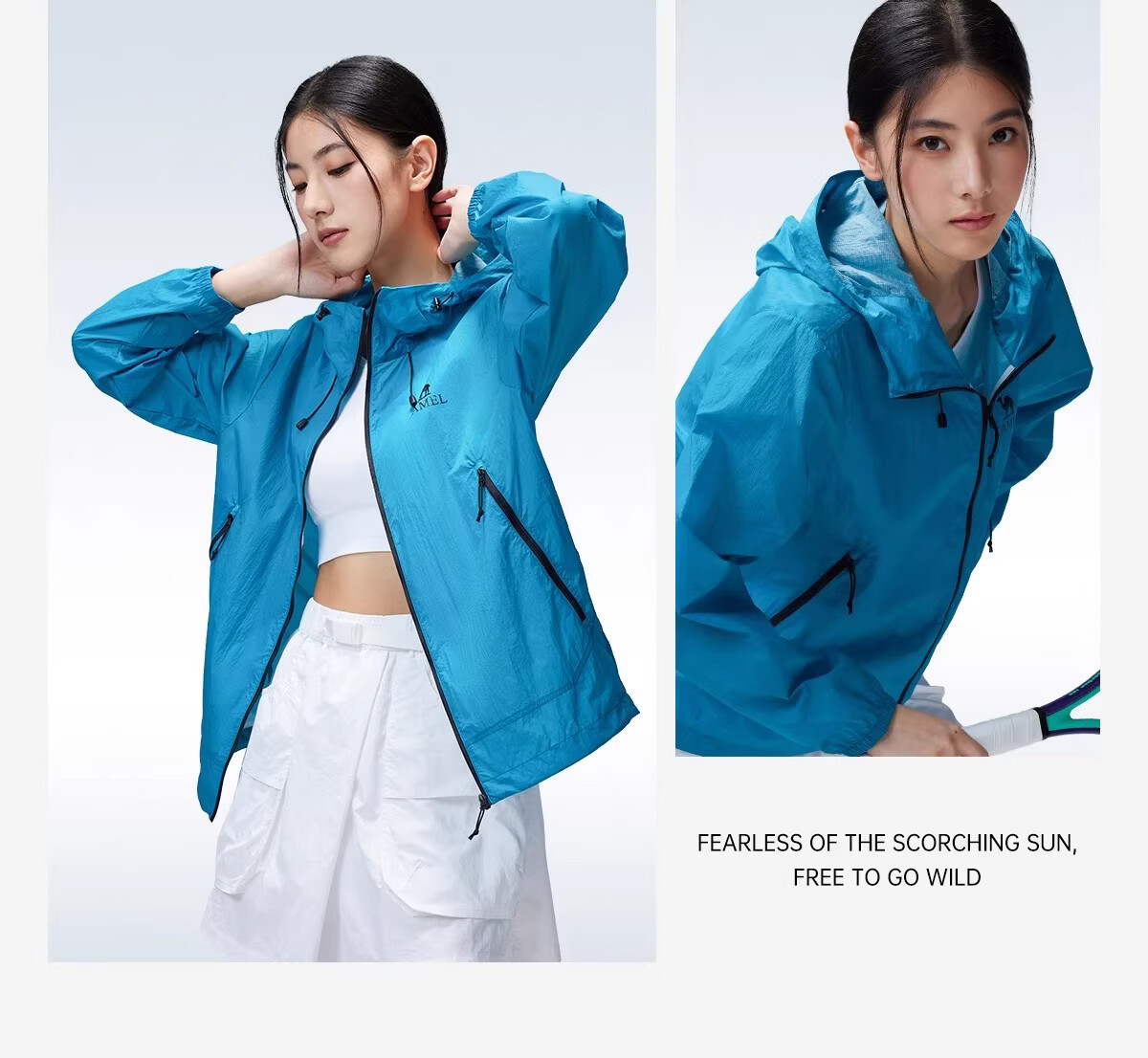 CAMEL [Wang Junkai Edition] 2026 Spring Summer Unisex Breathable Cooling Windproof Water-Repellent Sports Jacket 33