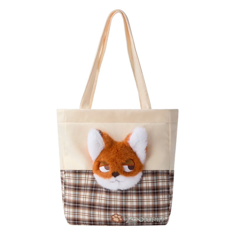 Disney Kids Large Capacity Tote Bag Cute Plush Doll Shoulder Bag Back to School Gift