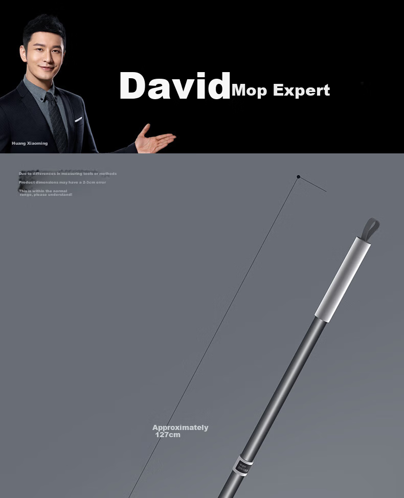 David Mop Facial Towel Mop Household One-Push Clean Hands-Free Washing 2025 Flat Clip Cloth Mop Floor Cleaning Tool 22