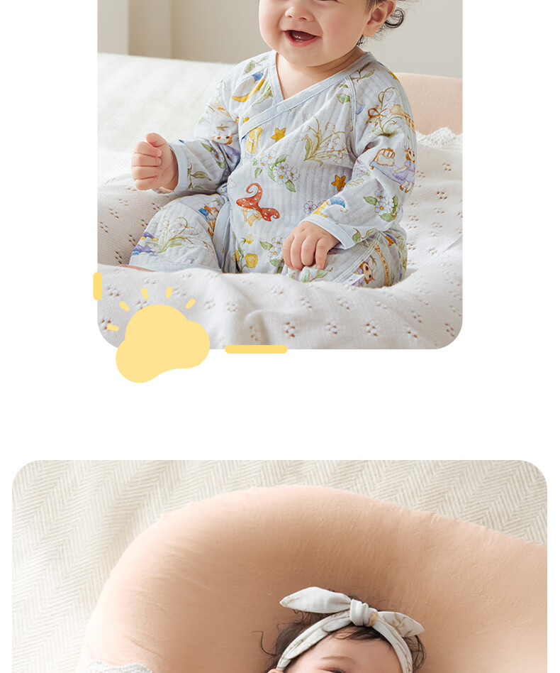 October Crystal Baby Romper Spring Summer Newborn Infant Clothing Unisex Long Sleeve Cotton A-Class 17