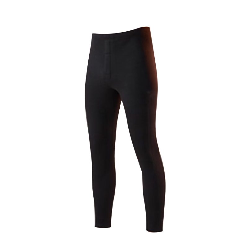 Langsha Men's Thermal Pants Fleece Lined Thickened Cotton Winter Wool Silk Knee Patch Cold Protection Plus Size Base Layer Long Johns