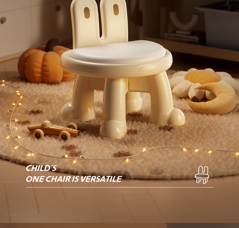 Youbeichen Children's Drawing Board Chair, Baby High Chair, Small Stool, Chair for Kindergarten, Thickened Stable Non-Slip Chair for Home Use 2