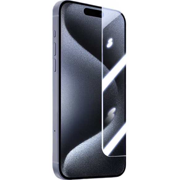LANGLING [2 Pack] Tempered Glass Screen Protector for Apple IPhone 15 Pro, Full Coverage High Definition Anti-Scratch Anti-Fingerprint Protective Film for IPhone 15 Pro