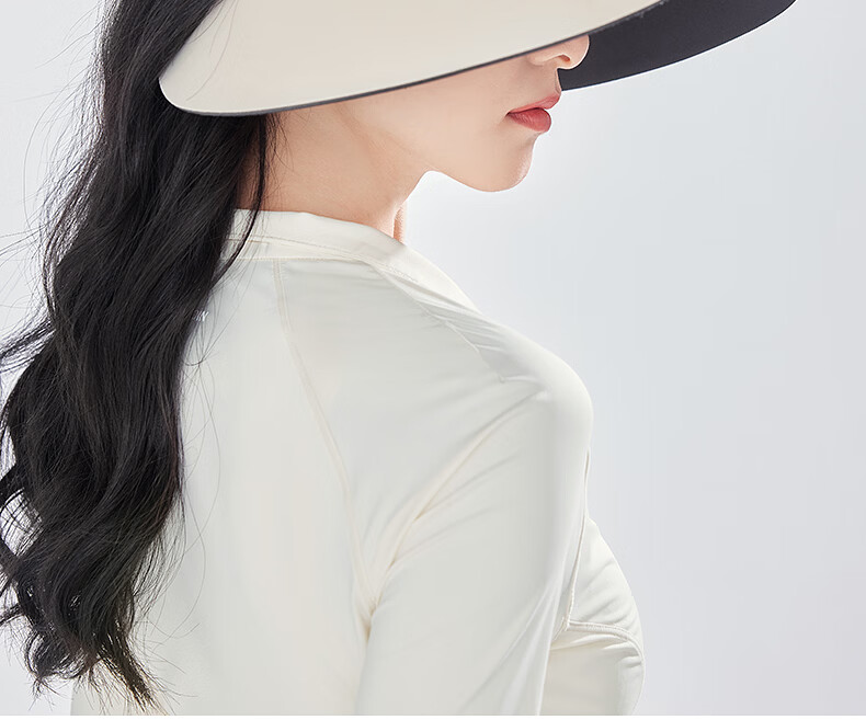 ZIY Women's Foldable Sun Hat UV Protection Summer Wide Brim Beach Cap Full Face Coverage Open Top 9