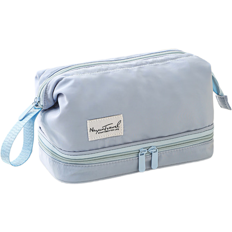 Banjeni Travel Makeup Bag Large Capacity Handheld Portable Partitioned Cosmetic Organizer for Men and Women Luggage Bag