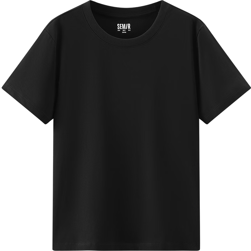 Semir Mall Style | Women's Summer Short Sleeve T-Shirt Solid Color Crew Neck Regular Shoulder Top 2026 Versatile Shirt 101926100001