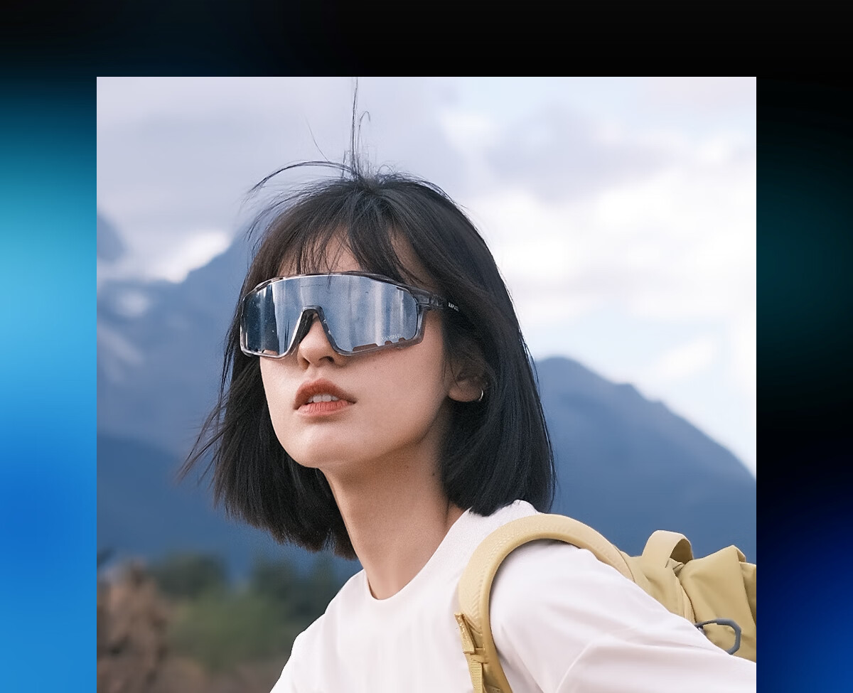 KAPVOE HD Polarized Hiking Mountaineering Glasses Anti-Glare Windproof Sandproof Snow Mountain Sunglasses 1
