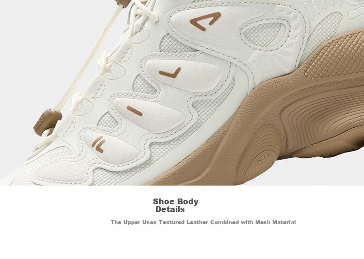 FILA Official Women's Mushroom Dad Sneakers 2026 Spring Casual Sports Shoes 42