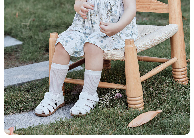 Happy Little Bear Baby Summer Lightweight Dress Antibacterial Toddler Girls Casual Mite-Resistant Stylish Clothing 36