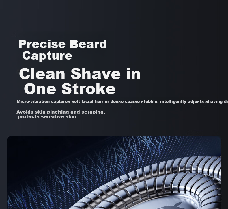 AUX Men's Electric Shaver Portable Mini Beard Trimmer Sensitive Skin Razor Birthday Gift Compact Travel Shaving Razor Annual Meeting Prize New Year Gift 8