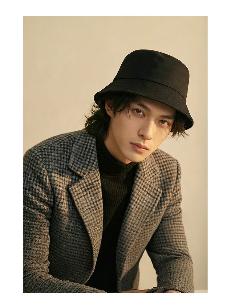 Fapai Fisherman Hat Women 2026 Spring Summer Sun Protection Bucket Hat Couple Outdoor Face Covering Versatile Black Men's Hat 4