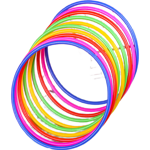 COODORA Ring Toss Toy 24cm Game Throwing Rings Night Market Stall Props New Year Event