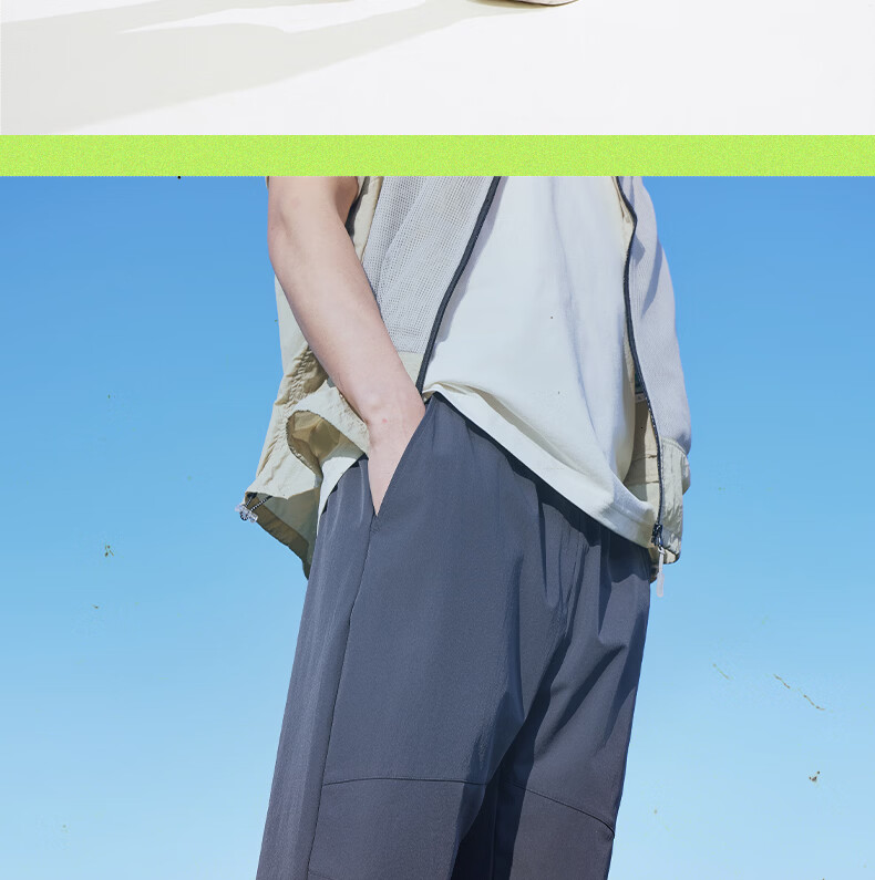 361° Men's Sports Shorts, Summer Outdoor Sun Protection Running Capri Pants, Loose Cool Casual Shorts, 652623705-3 13