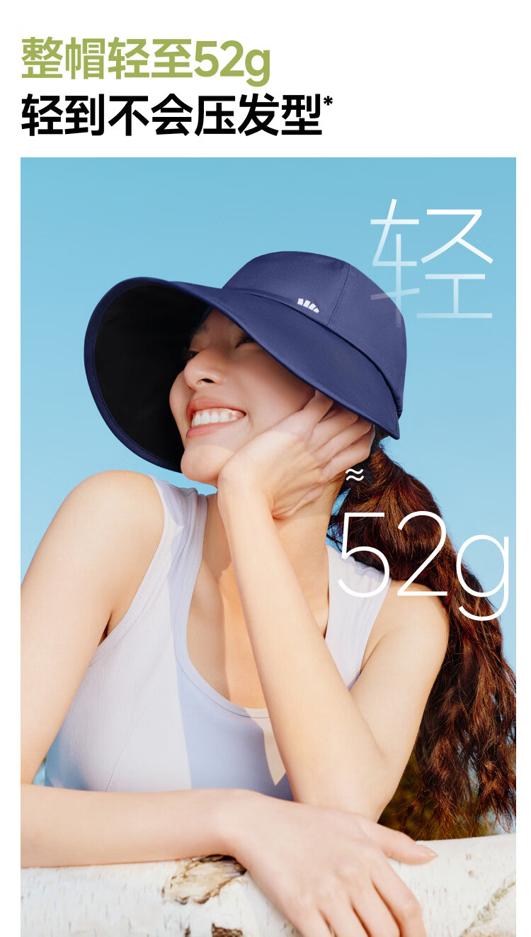 Beneunder Duckbill Baseball Cap Sunshade Hat Side Face Sun Protection Hat Women's Full Face Sunshade Men's Fashionable Black Hat 8