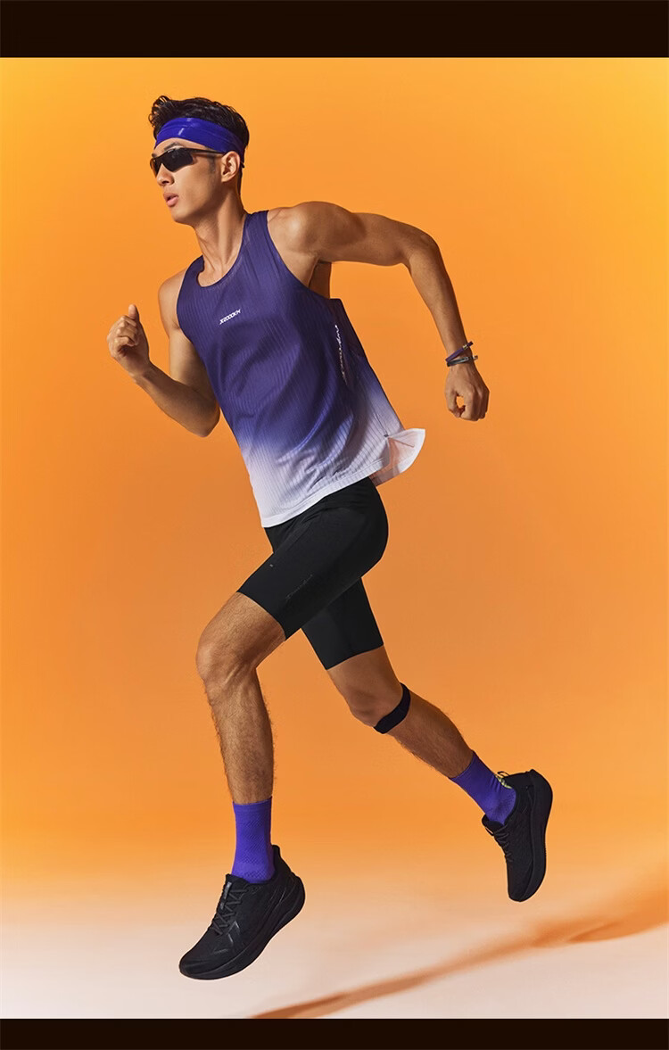 XTEP 2000KM PRO Men's Quick-Dry Vest Sports Sweat-Absorbing Breathable Running Outdoor Training 16