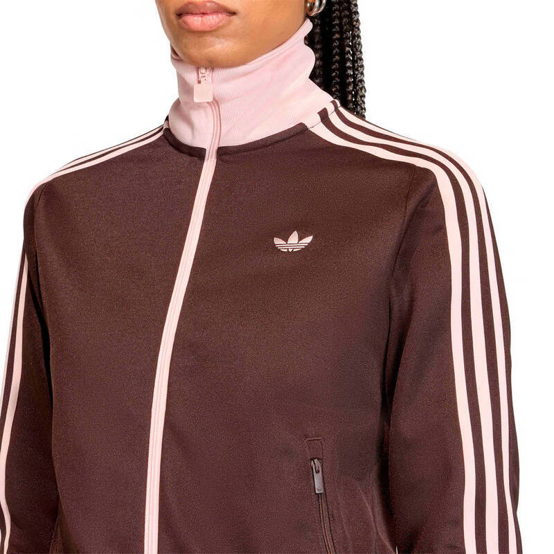 Adidas Originals Women's CLASSIC TT Knit Jacket KD3742 Aurora Coffee XS 5