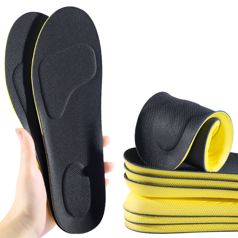 3515 Men's Sports Insoles Soft Cushion Shock Absorption Long-Standing Military Training Sweat-Absorbent Breathable Antibacterial Odor-Resistant Summer