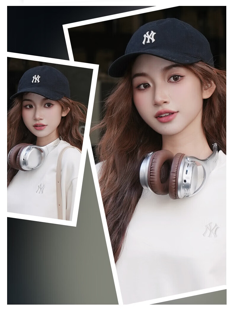MLB Soft Top Baseball Cap Unisex Zhang Ruonan Style 38 Goddess Festival Gift 3ACPB076N-50BKS-F 14