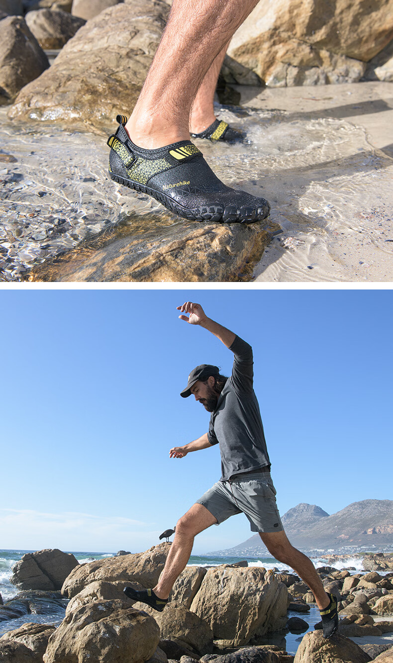 Naturehike Men's Beach Water Shoes Women's Outdoor Rafting Sandals Quick-Dry Abrasion-Resistant Cut-Resistant Diving Tide-Pooling Shoes 13