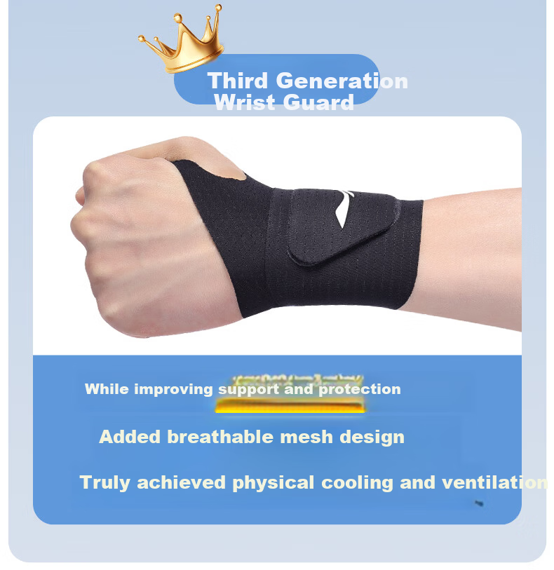 Li-Ning Tendonitis Wrist Support Brace Sports Anti-Sprain Wristband for Strain Relief Mom's Hand Mouse Hand Postpartum Recovery Summer Unisex 5