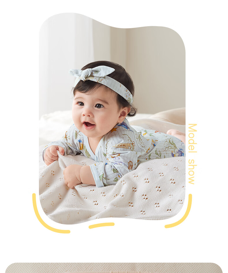 October Crystal Baby Romper Spring Summer Newborn Infant Clothing Unisex Long Sleeve Cotton A-Class 19