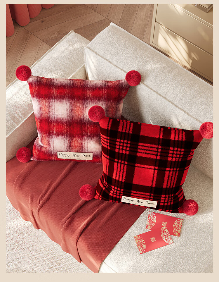 Slow Talk Sofa Cushion Luxury Removable Waist Support Pillow Office Backrest Cushion with Core 45*45cm 8