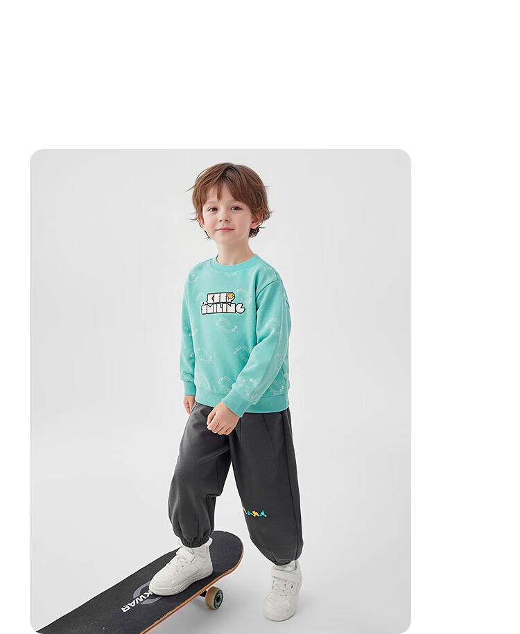 Balabala Kids Sweatshirt Boys Inner Wear 2025 Spring Printed Top [Mall Same Style] 201125121101 13