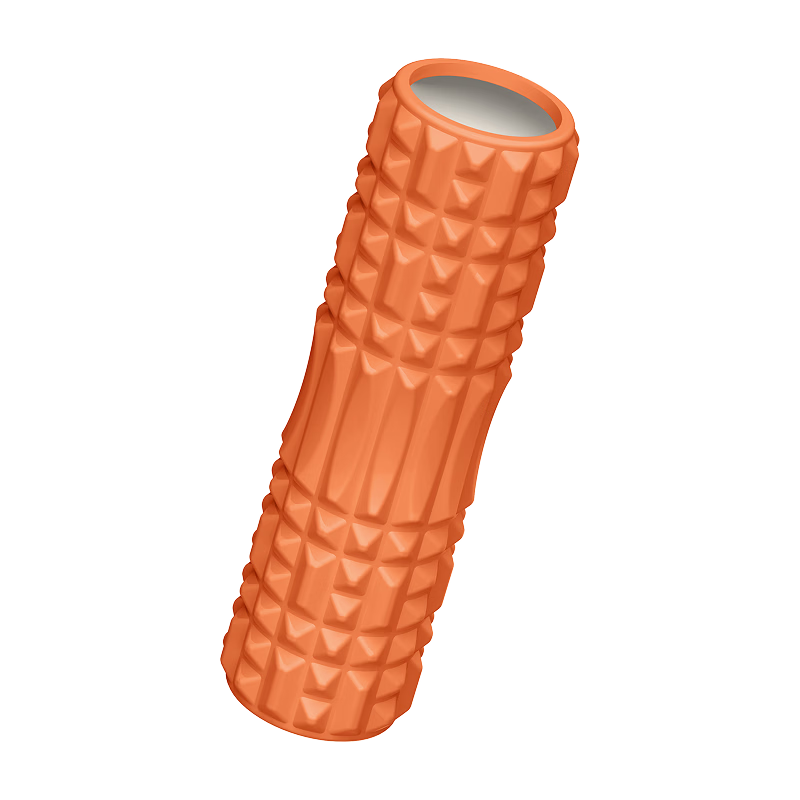 Keep Foam Roller Spiky Muscle Relaxation Leg Massage Roller Yoga Stick 45cm Vitality Orange