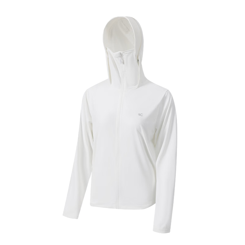 VVC Sun Protection Jacket for Men, Summer Breathable Cool-Feeling Coat, UV-Resistant Ice Silk Outdoor Sun Protection Clothing, Snow Mountain White, M