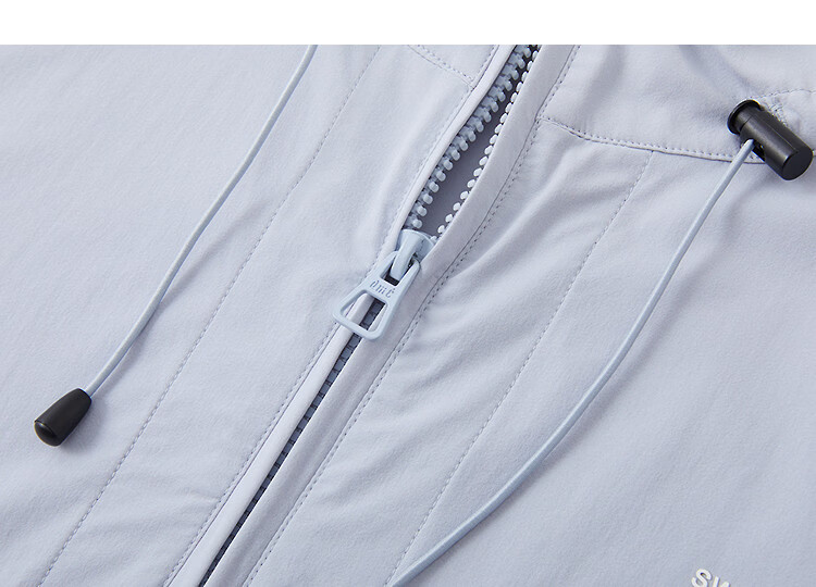 Demana Eco-friendly Ice Algae Mud Spring Outdoor Zipper Half-Open Collar Drawstring Transparent Silicone Letter Women's Sweatshirt 14