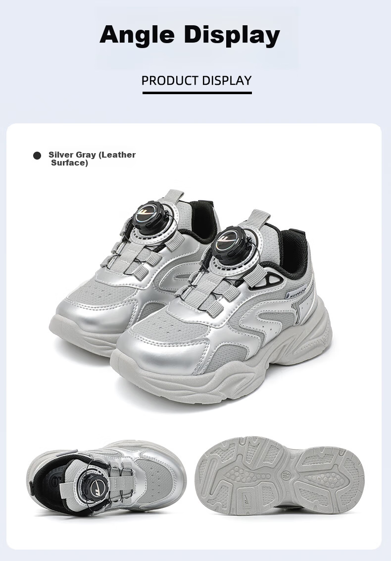 Warrior Girls' White Sports Shoes Spring and Autumn Lightweight Children's Running Shoes WZ-1232 White Size 30 6