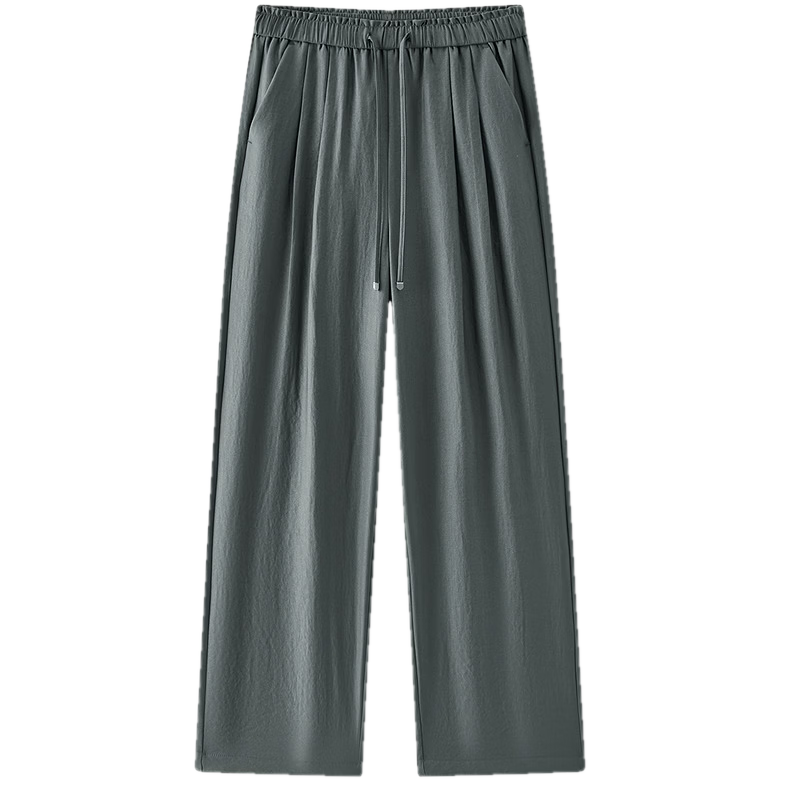 Semir Casual Pants Women Summer Pleated Loose Textured Wide-Leg Pants 2026 Milk Puff Pants 101326127018A