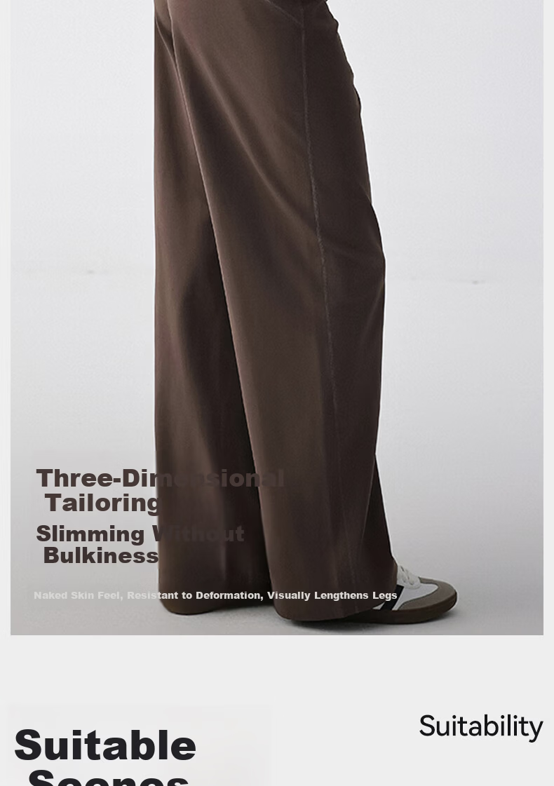 XUEXIMAN Loose Fit Straight Leg Sports Pants High Waist Pilates Running Training Breathable Yoga Fitness Trousers 6
