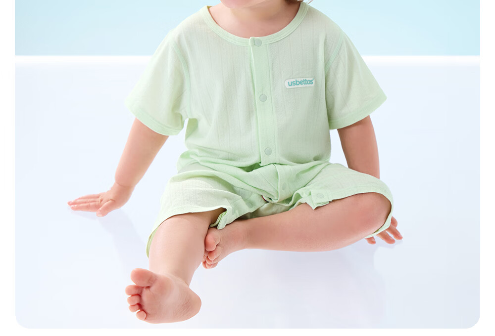 Betis Baby Romper Summer Thin Short Sleeve Modal Breathable Pajamas Infant Summer Onesie Crawling Suit 21