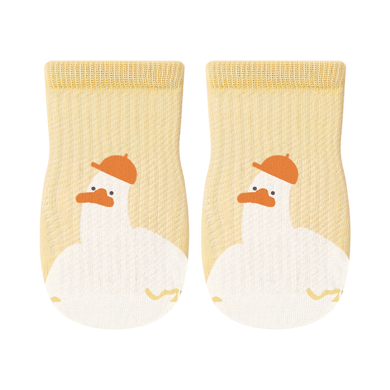 Growth Baby Socks Summer Cotton Seamless Infant Socks Mid-Calf Antibacterial Breathable Class A Loose Top Non-Restrictive Mesh Socks